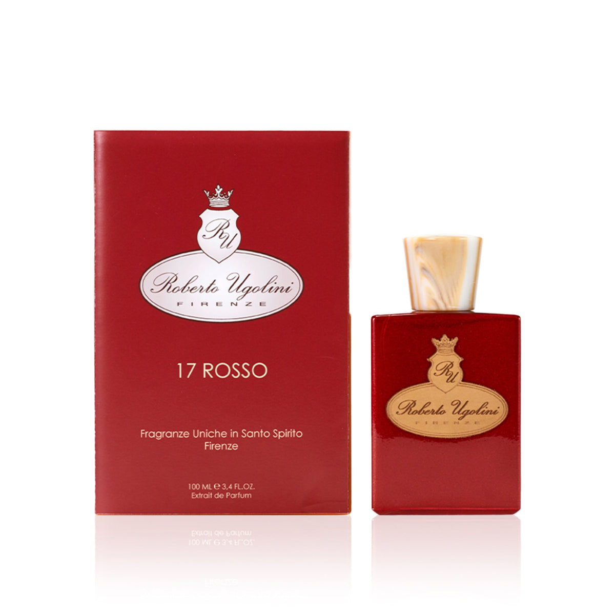 Flakon des Nischenparfums 17 Rosso von Roberto Ugolini