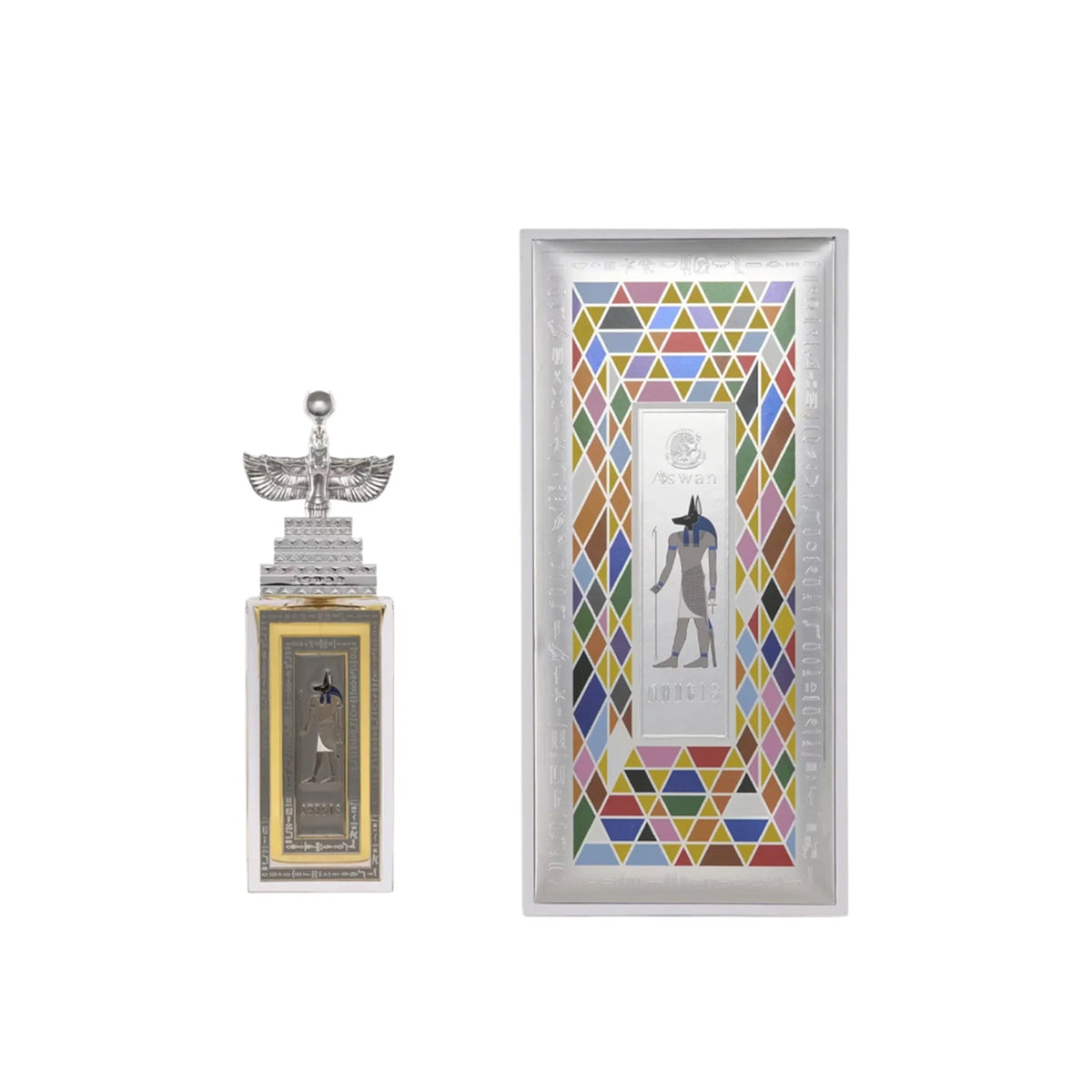 Flakon des Nischenparfums Anubis von Aswan