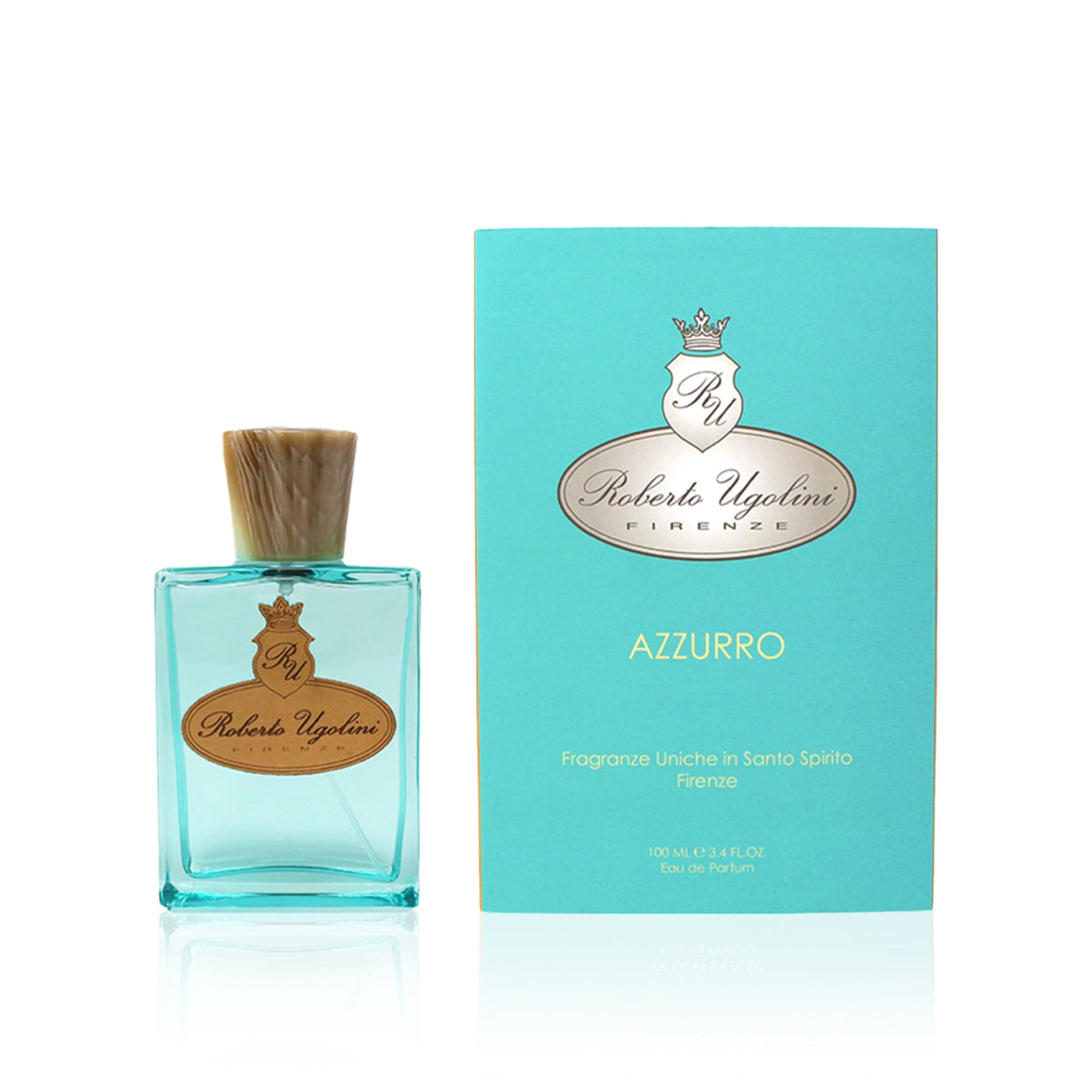 Flakon des Nischenparfums Azzurro von Roberto Ugolini