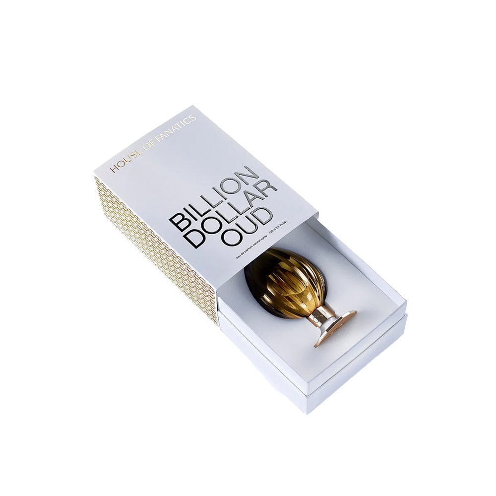 Flakon des Nischenparfums Billion Dollar Oud von House of Fanatics