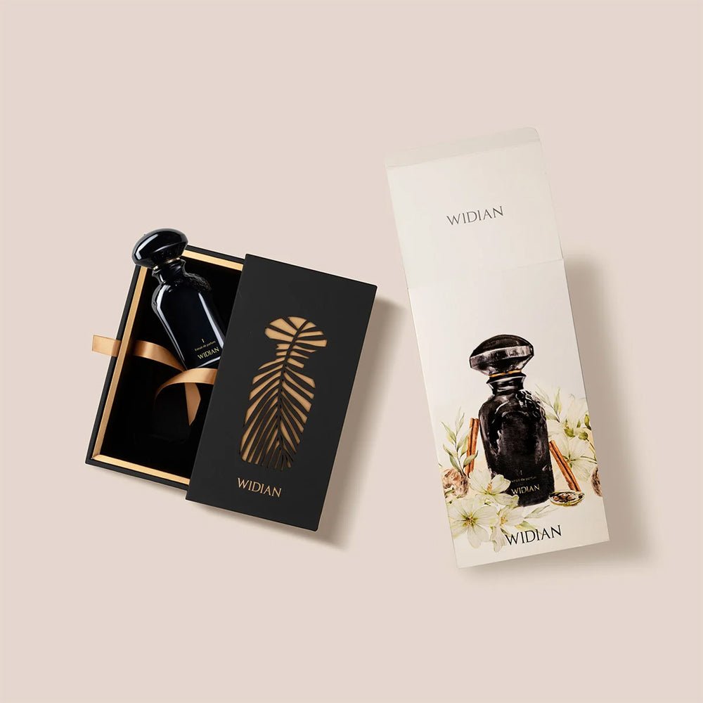Flakon des Nischenparfums Black I von Widian