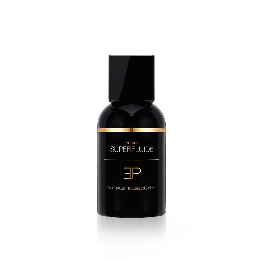 Flakon des Nischenparfums Cedre Superfluide von Les Eaux Primordiales