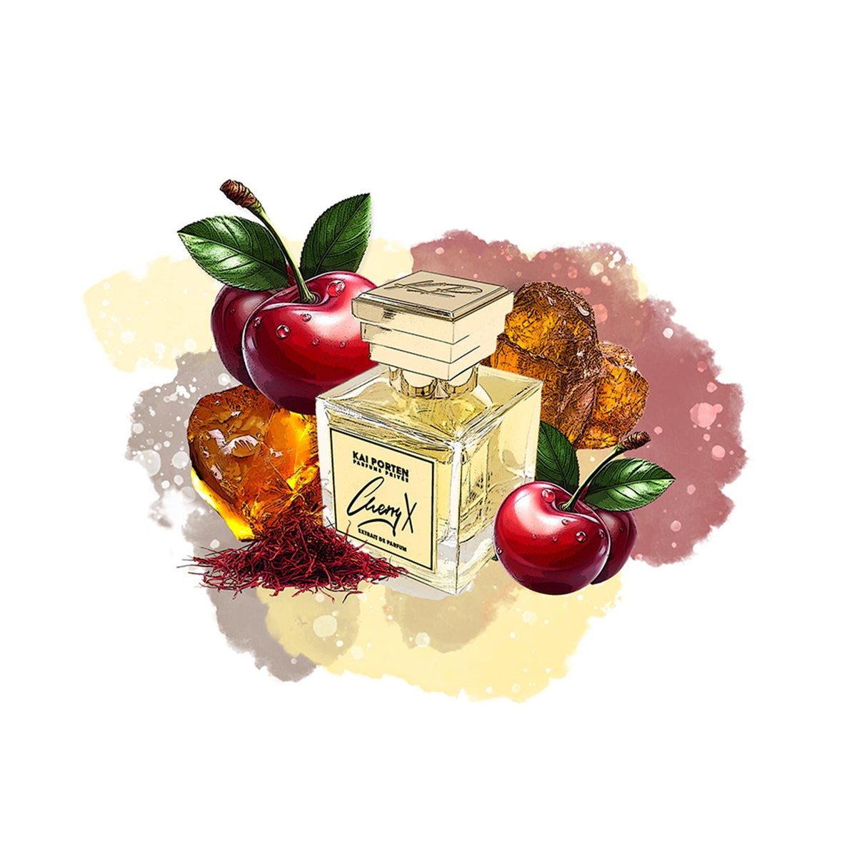 Flakon des Nischenparfums Cherry X von Kai Porten Parfums Privés