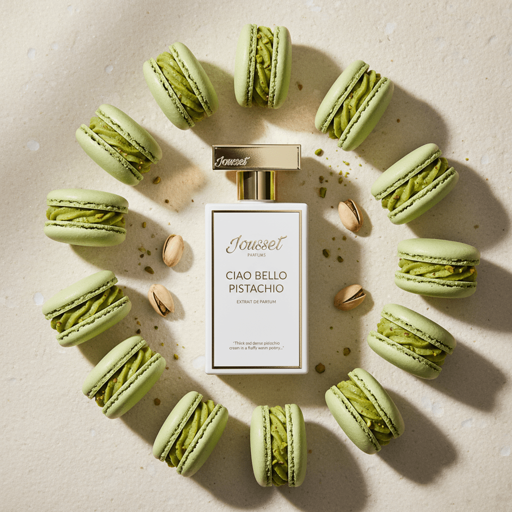 Flakon des Nischenparfums Ciao Bello Pistachio von Jousset