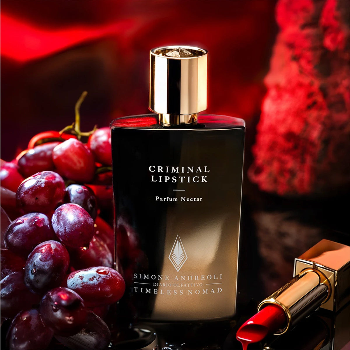 Flakon des Nischenparfums Criminal Lipstick von Simone Andreoli