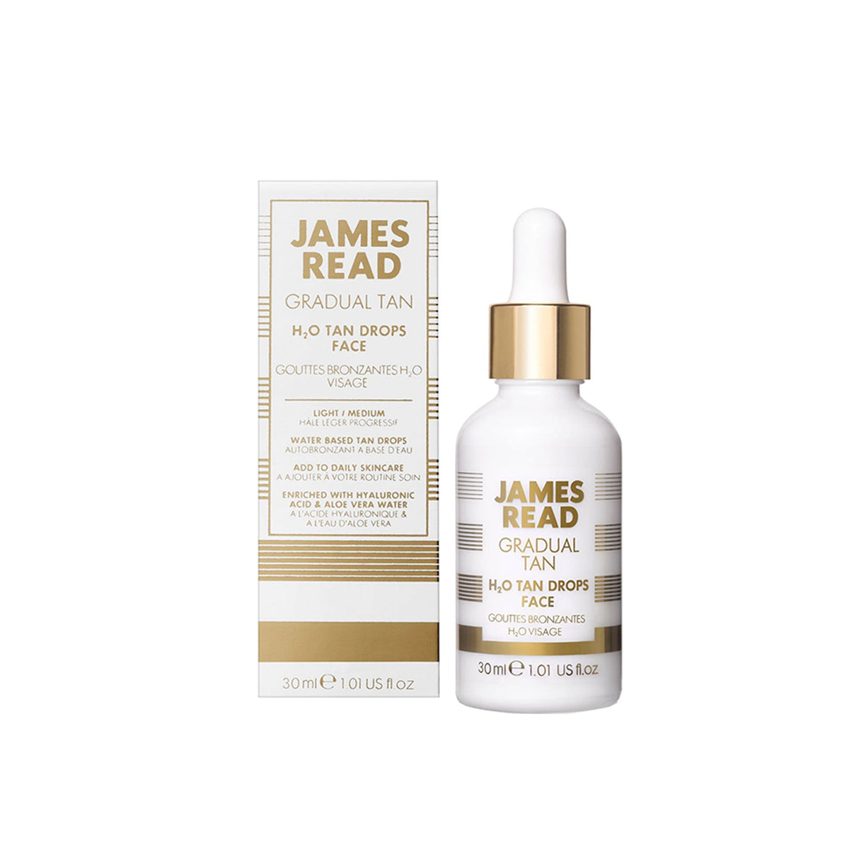 H2O Tan Drops Face von James Read