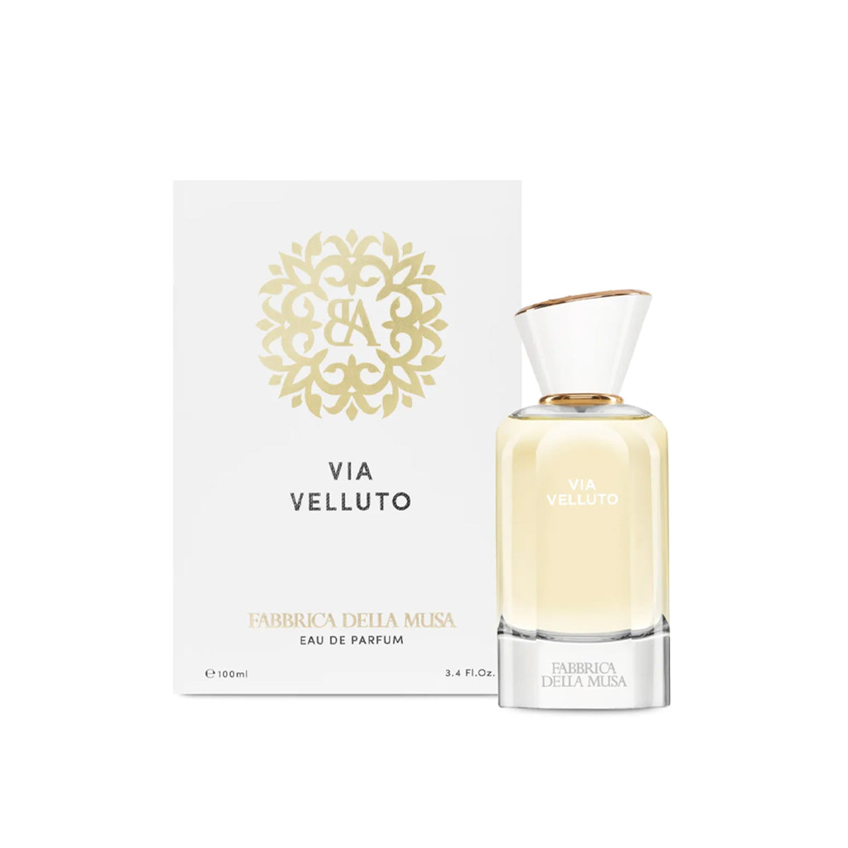 Flakon des Nischenparfums Via Velluto von Fabbrica della Musa